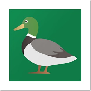 Duck - Simple Classic Vector Illustration Posters and Art